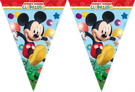 Banner 9 bandierine playful Mickey cm 23 x 31