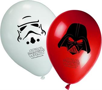  8 balloons LATTEX Star Wars & heroes