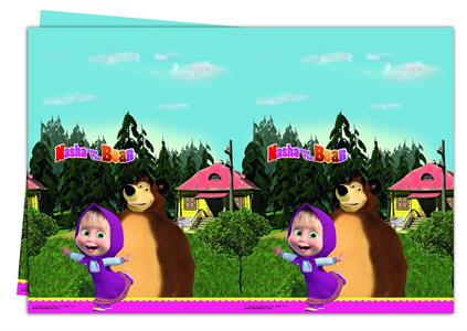 Table cover Masha and the Bear 120 x 180 cm.