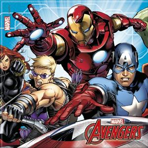  20 servilletas de papel Avengers cm. 33x33