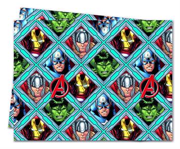 Table cover in PLASTIC Avengers 120 x 180 cm.