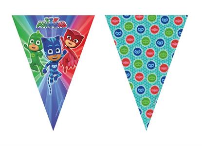 Banner 9 triangular flags PJ Masks