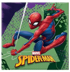  20 servilletas de papel Spider-man team up cm. 33x33
