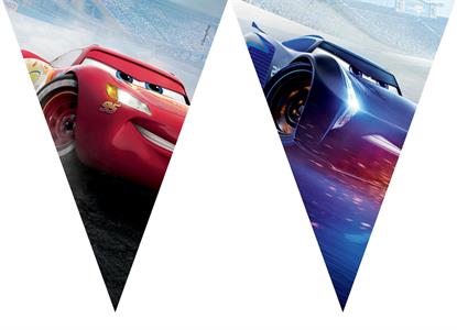 Banner 9 triangular flags Cars the legend of the