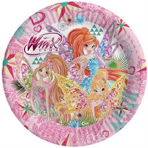  8 Plato de papel Winx Tynix  .cm. 23