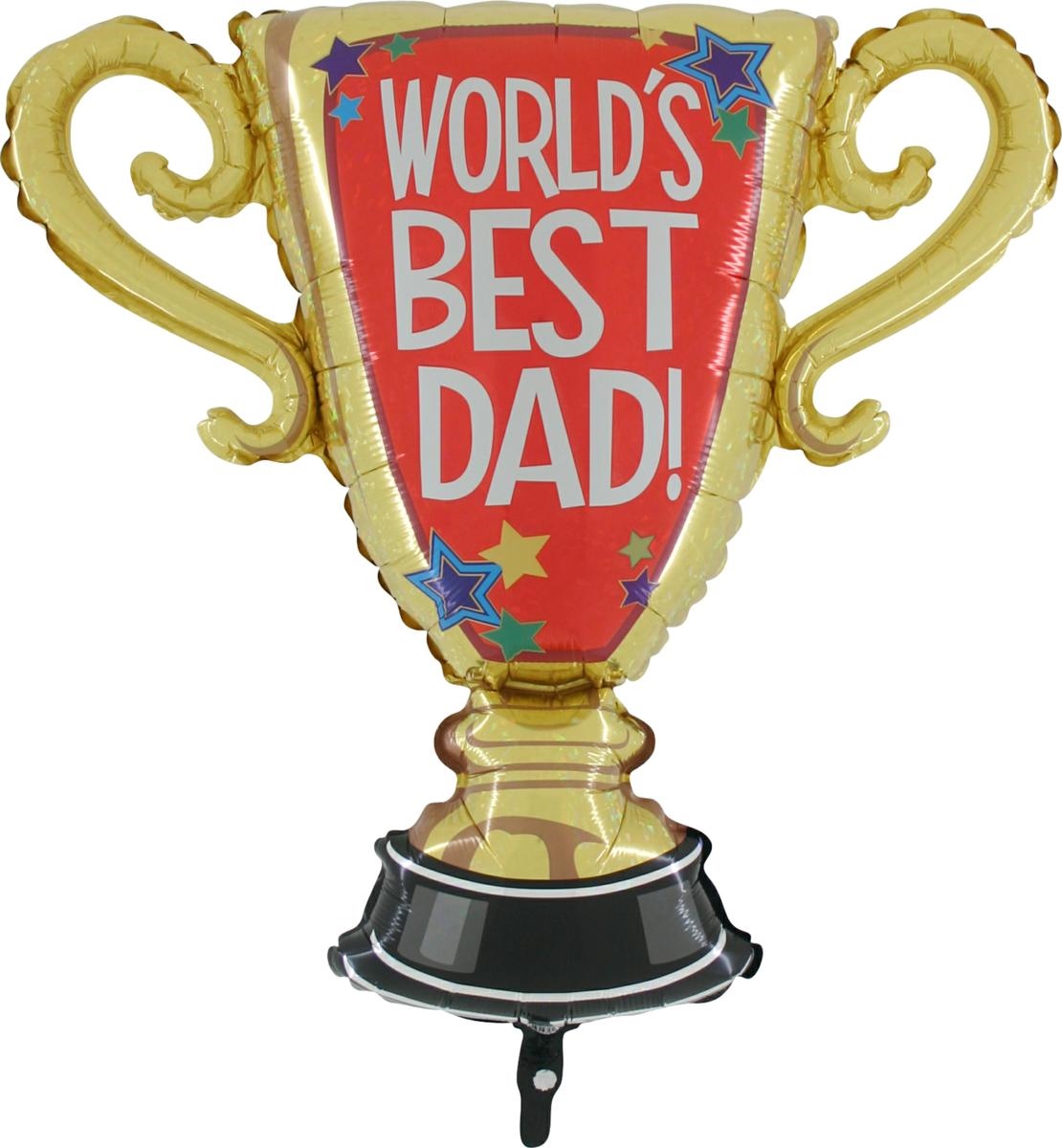 33 SHAPE WORLD'S BEST DAD TROPHY