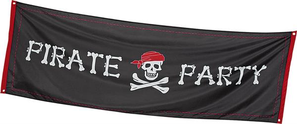 STRISCIONE PIRATE PARTY CM 220X74