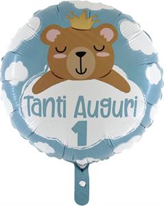 18 ROUND AUGURI 1 BABY BOY