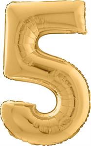 26 SHAPE NUMBER 5 GOLD