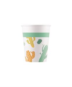 12 BICCHIERI CARTA COMPOSTABILE CACTUS 12PZ