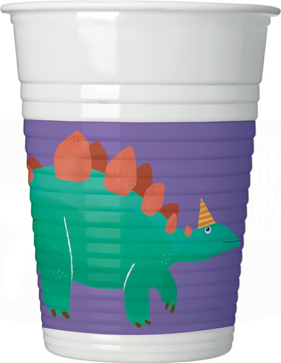  8 Cups Dinosaur roar ml. 200