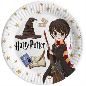 PIATTO DA 18 CM HARRY POTTER IN CARTA COMPOSTABILE