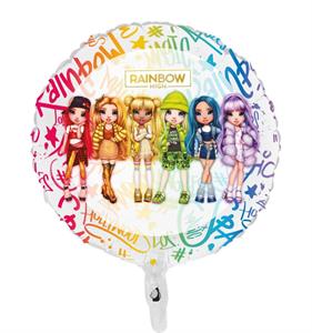 18 ROUND PALLONCINO FOIL 18 RAINBOW HIGH