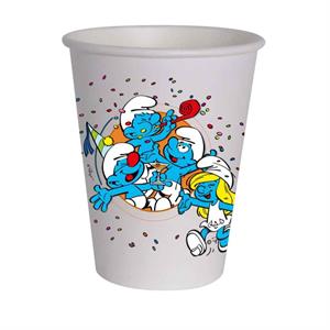 8 Paper Cups PUFFI (Smurfs) 200ML  12PZ