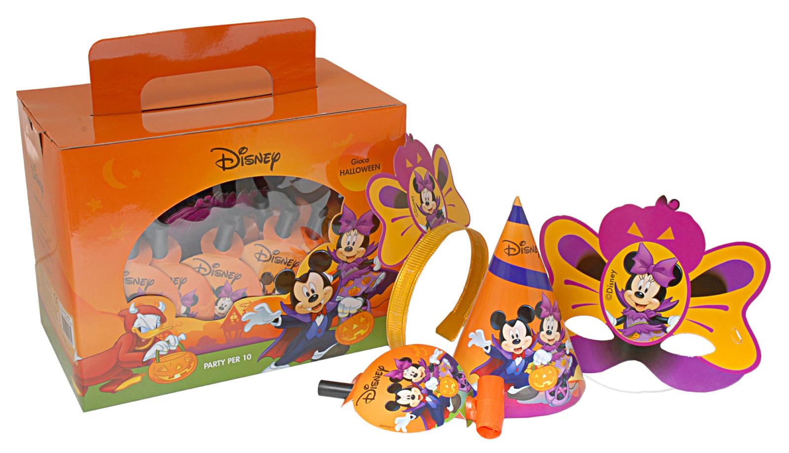 Box cot lon Mickey mouse/Minnie halloween per 10 pers