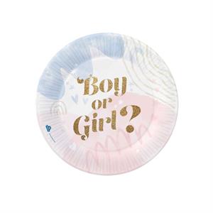 BIO Plates BOY OR GIRL 18 CM   8