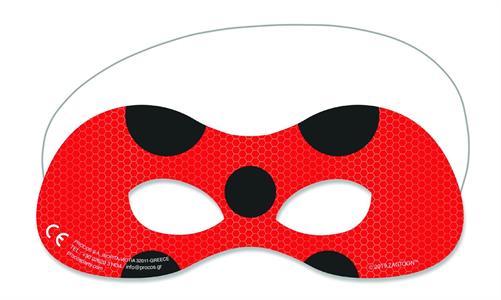 Mask paper Miraculous ladybug  pcs  6