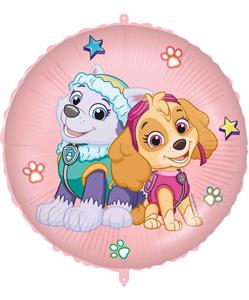 1 FOIL BALLOONS 46CM PAW PATROL SKYE AND EVEREST NICKELODEON