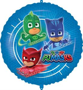 BALLOON MYLAR PJ MASKS 18(46 CM) 6PZ