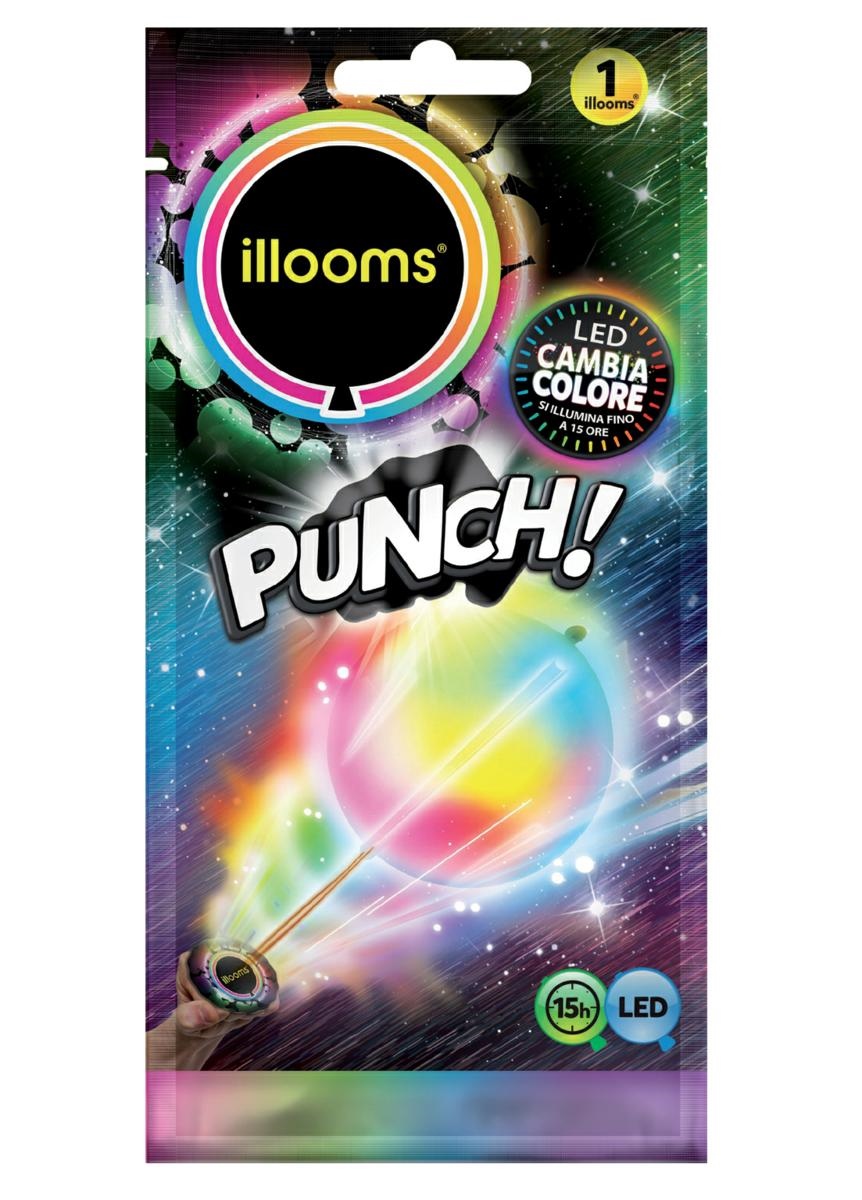 Palloncino illooms punchball con led cambiacolore cf 1