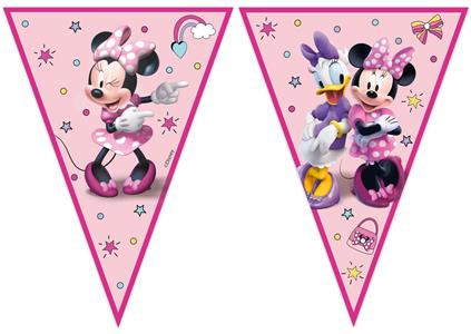 FESTONE CARTA FSC BANDIERINE TRIANGOLARI MINNIE JUNIOR