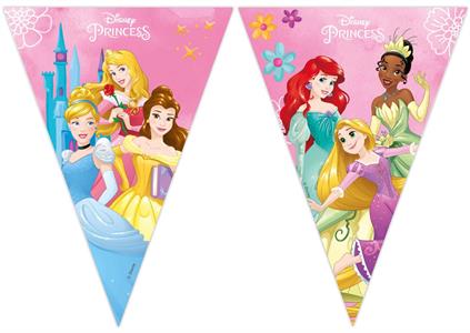 FESTONE CARTA FSC BANDIERINE TRIANGOLARI PRINCESS LIVE YOUR STOR