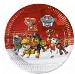 8 PIATTI CARTA FSC PAW PATROL READY FOR ACTION DIAM CM23 CF8