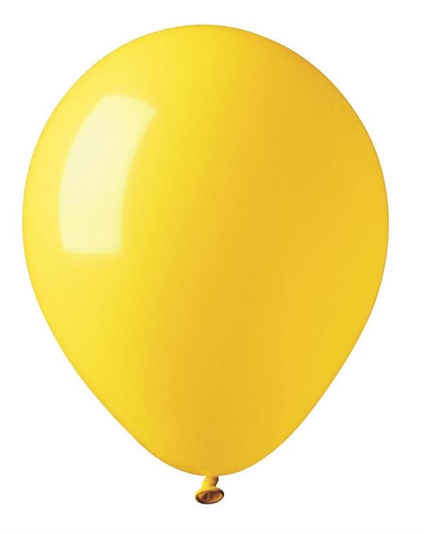 Cf.20 palloncini gonfiabili gialli g90 diam. 26