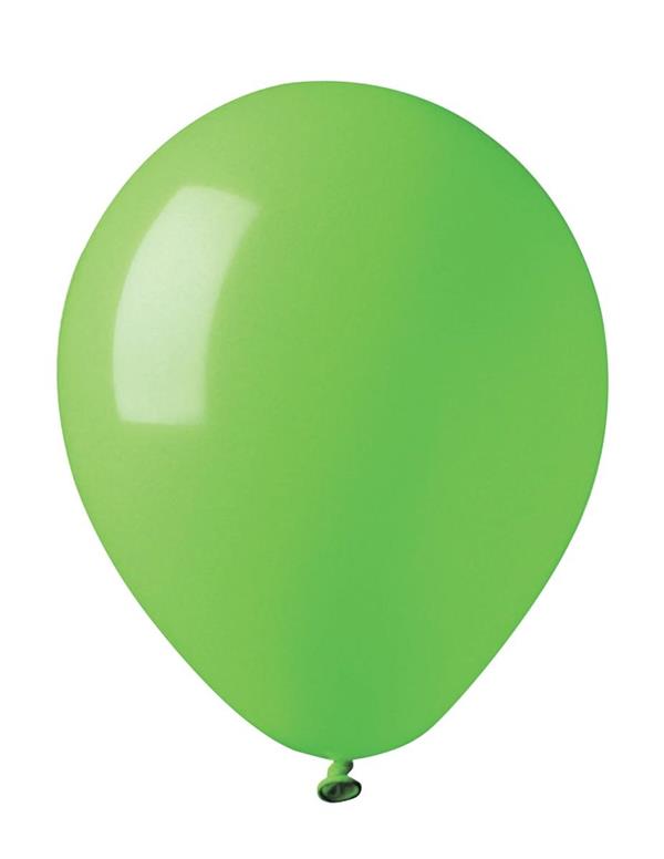 20 globos inflat. i GREEN g90   cm. 26
