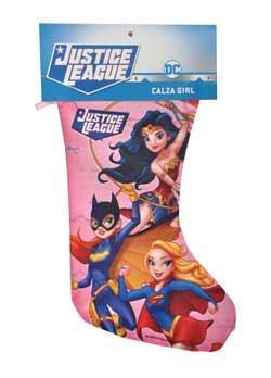 PRINTED SOCK GIRL JUSTICE LEAGUE WITH 3 SORPRESE