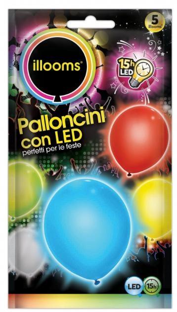PALLONCINI LED ILLOOMS CF 5 COL ASS