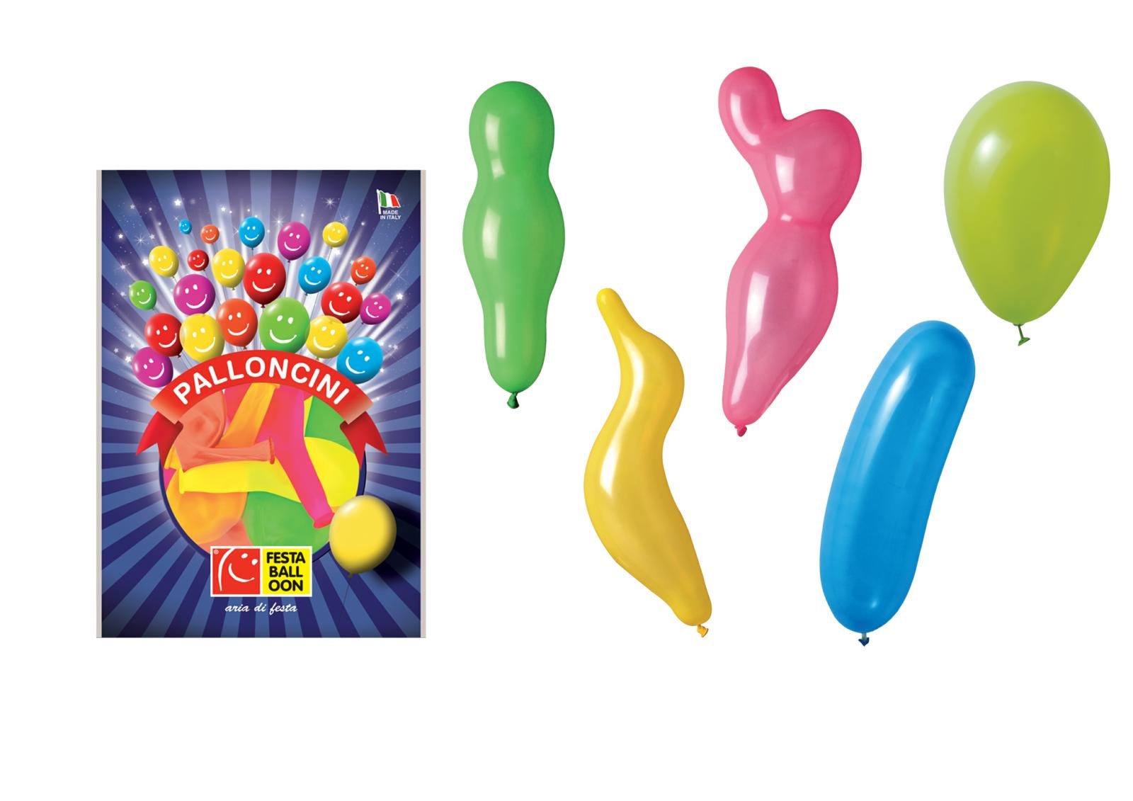 28 balloons inflat. different shapes