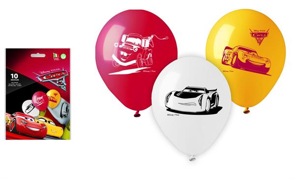  10 balloons Cars 3