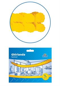 festón garland paper yellow mt. 3,65
