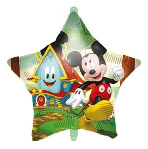 PALLONCINO MYLAR MICKEY ROCK THE HOUSE CM 46 FORMA STELLA