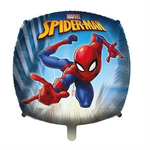 PALLONCINO MYLAR SPIDERMAN CM 46 FORMA QUADRATA