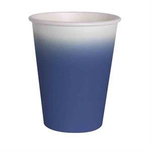 8 BICCHIERI 250 ML  MIDNIGHT BLUE COMPOSTABLE