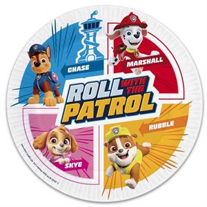 PIATTO PAW PATROL 23 CM - 8 PZ