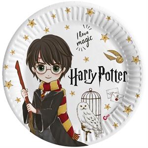 8 Plato de papel HARRY POTTER Compostable  CM 23 PZ12