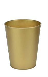 REUSABLE UNICOLOR PARTY CUP GOLD 250ML