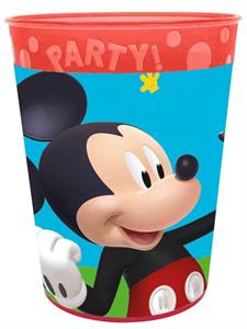 REUSABLE PARTY CUP 250ML MICKEY ROCK THE HOUSE