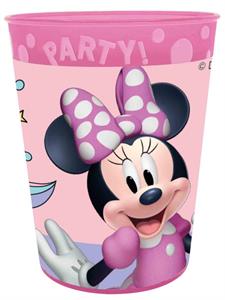 REUSABLE PARTY CUP 250ML MINNIE JUNIOR