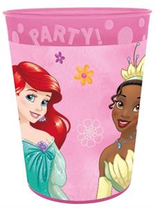 REUSABLE PARTY CUP 250ML PRINCESS LIVE YOUR STORY