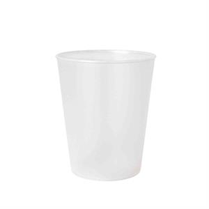 REUSABLE BICCHIERE PARTY 250 ML BIANCO SEMITRASPARENTE LISCIO