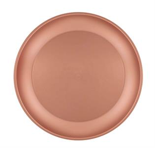 REUSABLE CF 4 PIATTI PARTY DIAM CM 21 ROSE GOLD METALLIZZATO LIS