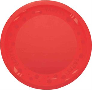 REUSABLE PIATTO PARTY DIAM CM 21 ROSSO