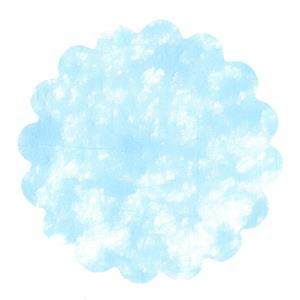 POLY LAB Baby blue D.24CM X 100 PZ