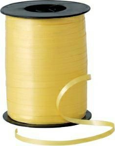 Ribbon 0,5 cm x 500 YD Solid Color Yellow