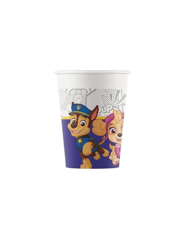 8 Paper Cups FSC Paw Patrol yelp for action 200ML