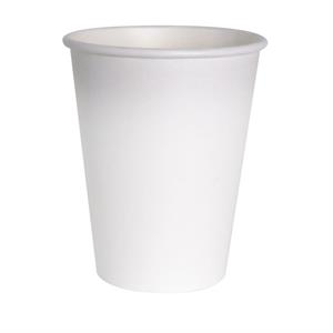 8 Cups 250 ml White Compostable